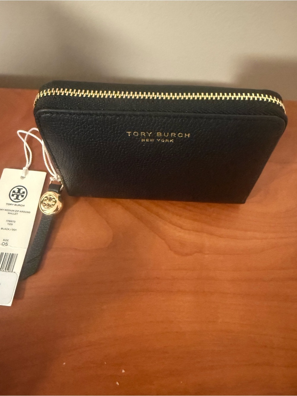 Tory Burch Romy Pebbled Leather Zip Wallet  Retail $150 NWT - Picture 11 of 11